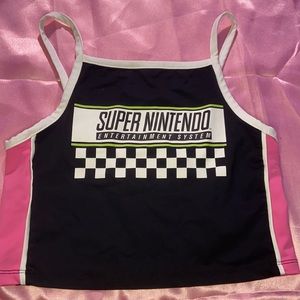 Super Nintendo Cropped Cami